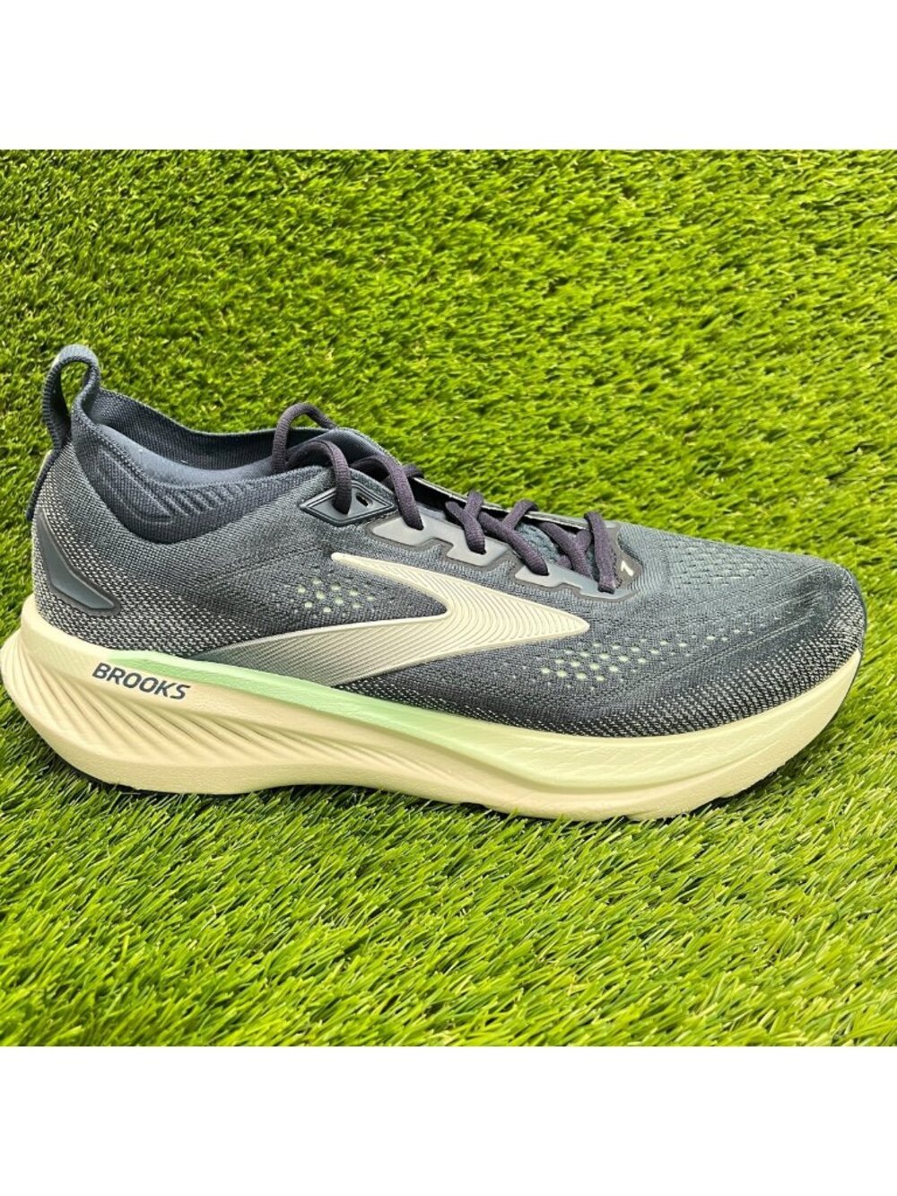 Brooks Glycerin 23 Womens Size 12 Blue White Athletic Running Shoes Sneakers